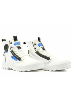 Palladium Pampa Hi Re-Craft Unisex - Veterboots - Star White/Blue -Palladium 0ac368b5ca1c47e39cdb680cb4d644df