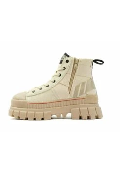 Palladium Revolt Hi Army - Enkellaarsjes Met Plateauzool - Sahara
