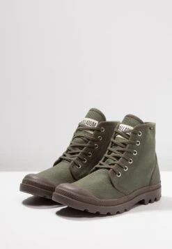 Palladium Vegan Pampa Hi Original - Veterboots - Olive Night/Black -Palladium 46a1766eaf624f1db0d3a7e9a2d1e3ad
