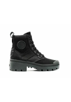 Palladium Pallabase Hi Army - Enkellaarsjes Met Plateauzool - Black -Palladium 48331865991b4ad3aae53248123777f3