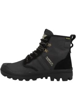 Palladium Tactical- Enkellaarsjes Met Plateauzool - Black