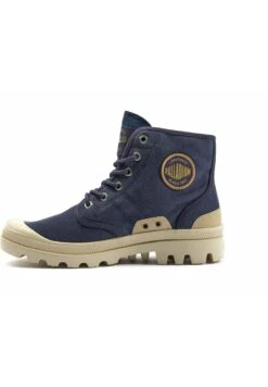 Palladium Pallabrousse Ww - Enkellaarsjes Met Plateauzool - Mood Indigo