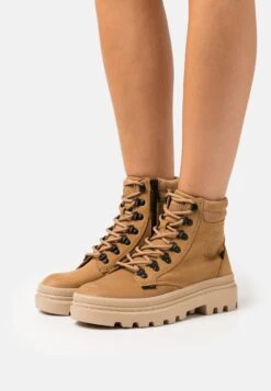 Palladium Pallatrooper Hkr Nbk - Korte Laarzen - Ochre Tan