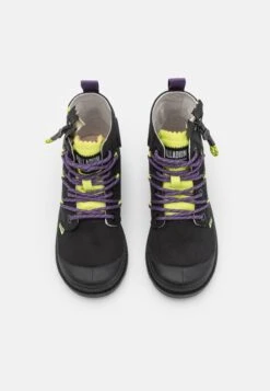 Palladium Pampa Lace It Unisex - Sneakers Hoog - Black -Palladium 822a6dc44a2747f6a7c2e9b32da34d1a