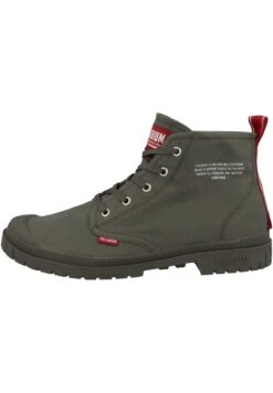 Palladium Pampa Dare Flannel - Veterboots - Olive Night