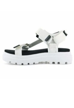 Palladium Sandalen Met Plateauzool - Star White