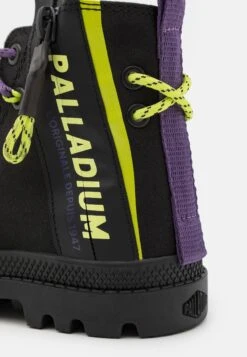 Palladium Pampa Lace It Unisex - Sneakers Hoog - Black -Palladium a747c088ea7f473888a240b4b5513a54