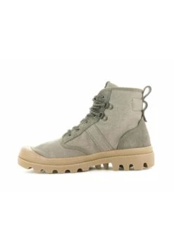 Palladium Tactical- Enkellaarsjes Met Plateauzool - Dusky Green