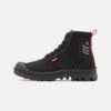 Palladium Pampa Army Unisex - Sneakers Hoog - Black -Palladium e0a1e2d700c14b4b82bd1bdd64e1bda5